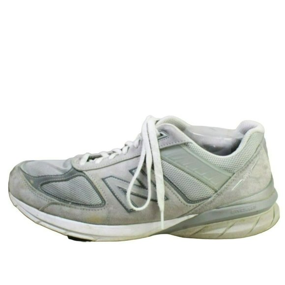 New Balance Other - New Balance 990v5 Gray Suede Lace Up Athletic Sneakers Shoes Size 14 EE